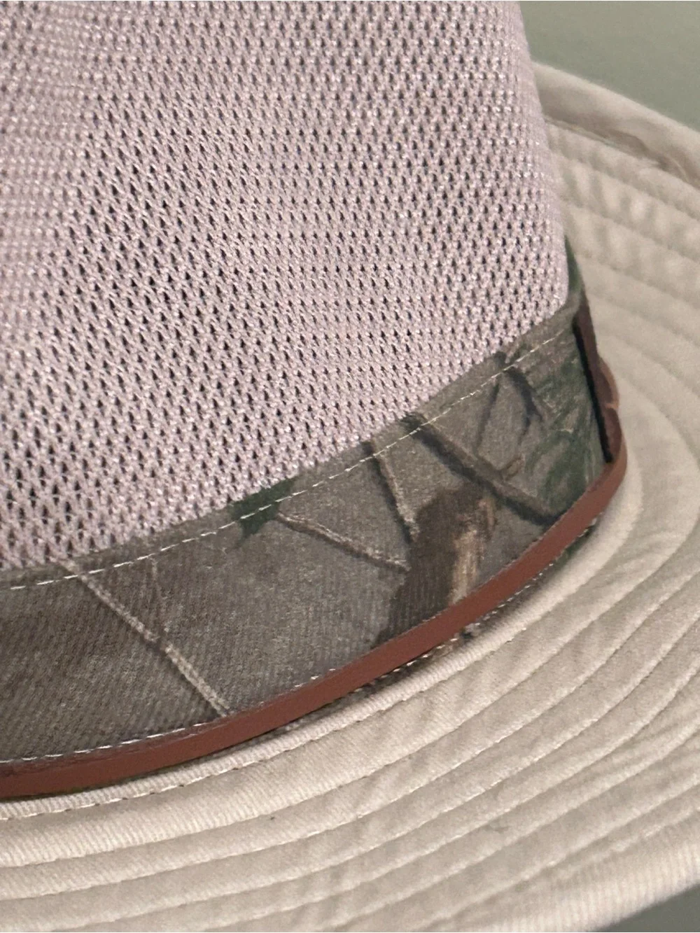 Paramount Outdoors Team Realtree Mesh Safari Hat Mens OSFM Tan Camo Sun Bucket